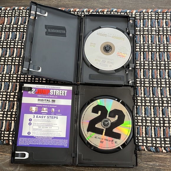 🌟SALE!  3 for $14!!🌟 Set of 2 DVDs, 22 jump street, and 40 days and 40 nights. - Picture 3 of 3